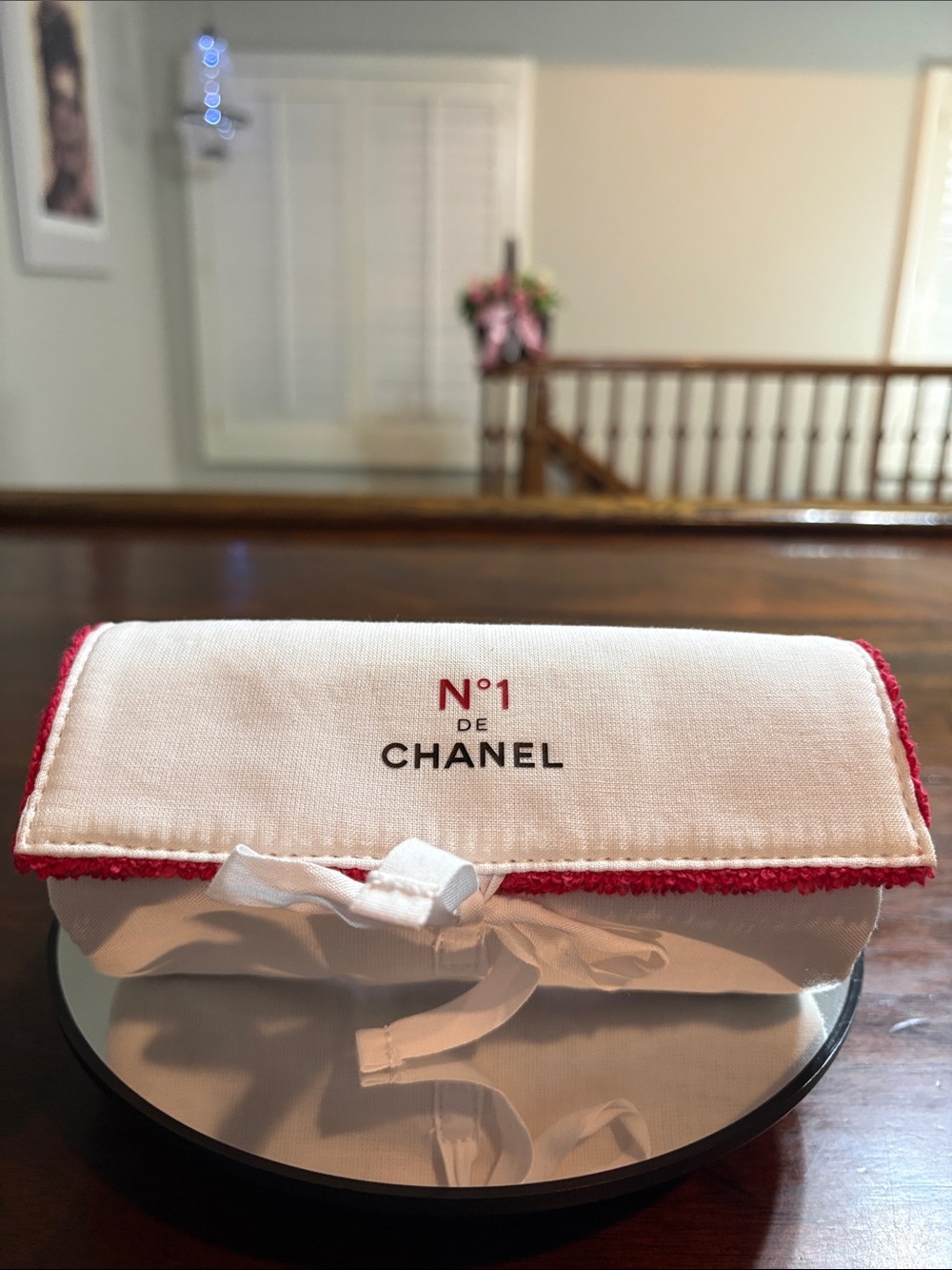 CHANEL DE N°1 Fold-Over Cosmetic Pouch